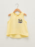 LC Waikiki Crew Neck Printed Girl's Undershirt and Shorts